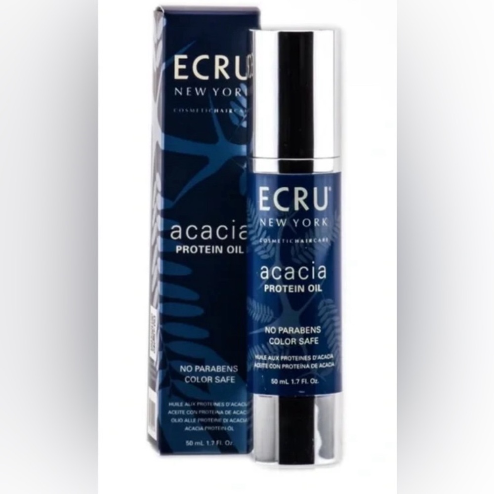 NIB‎ Ecru New York Acacia protein oil paraben free color safe 50ml/1.7fl.oz